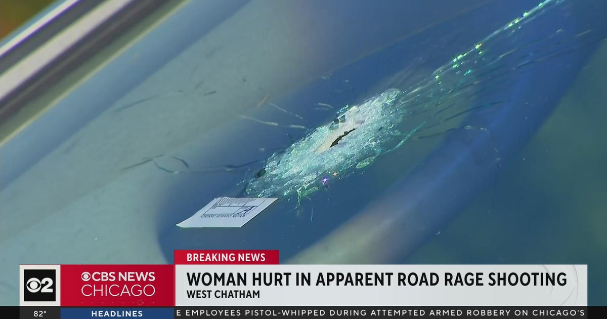 Apparent road rage shooting leaves woman critically wounded - CBS Chicago