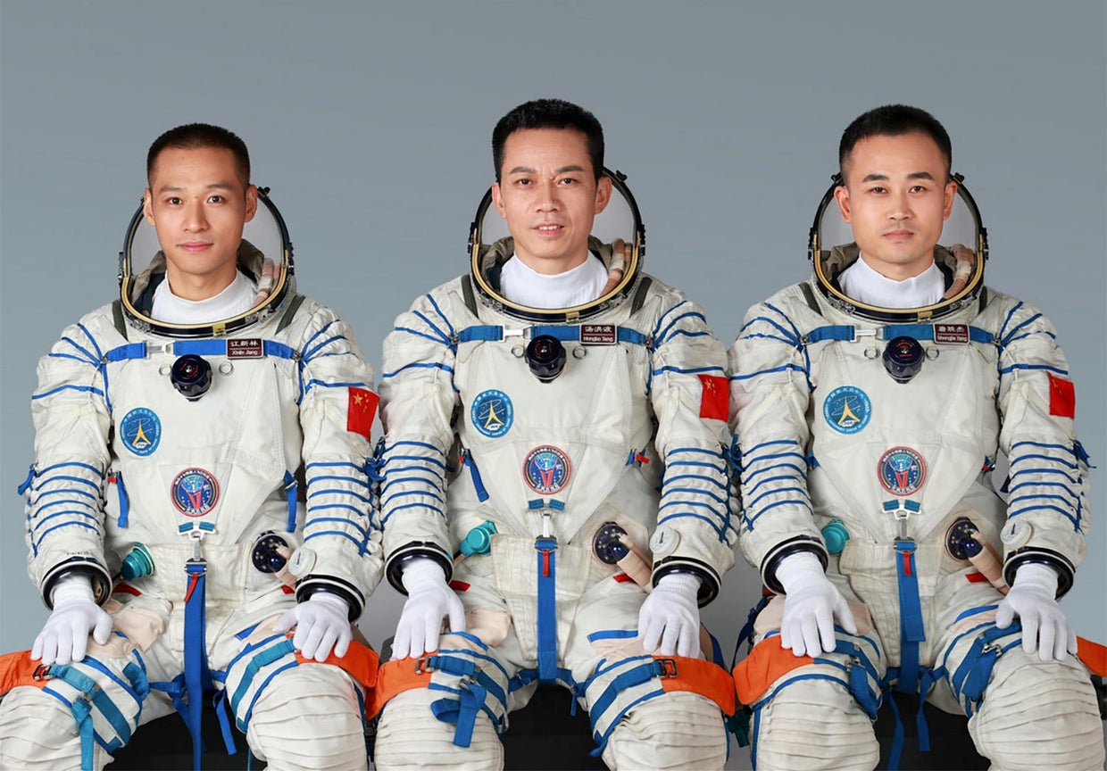 China launches fresh 3-man crew to Tiangong space station - CBS News