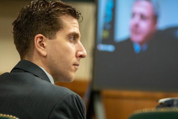 Bryan Koberger listens during a hearing to overturn his grand jury indictment on October 26, 2023, in Moscow, Idaho.