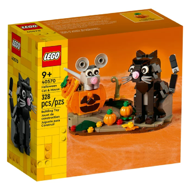 LEGO Halloween Cat & Mouse Building Kit 