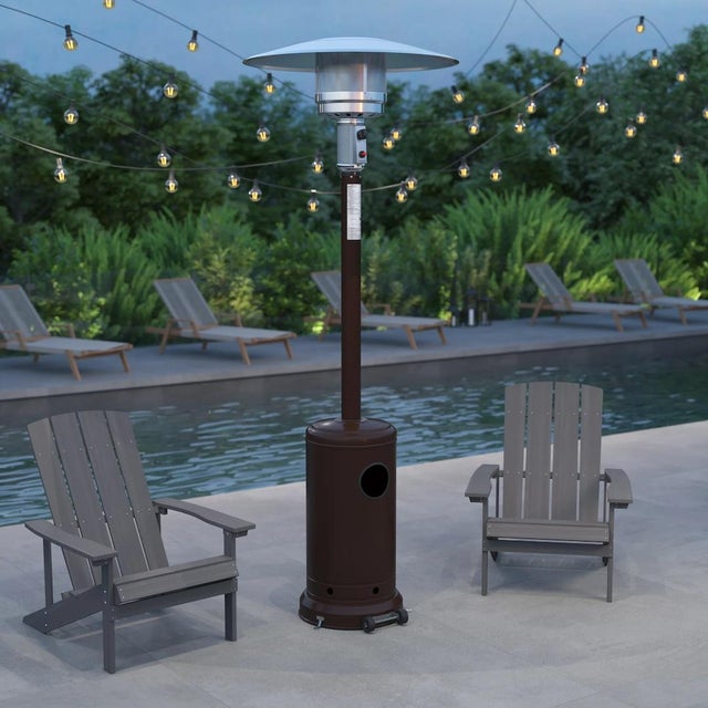 Merrick Lane Stainless Steel Patio Heater 