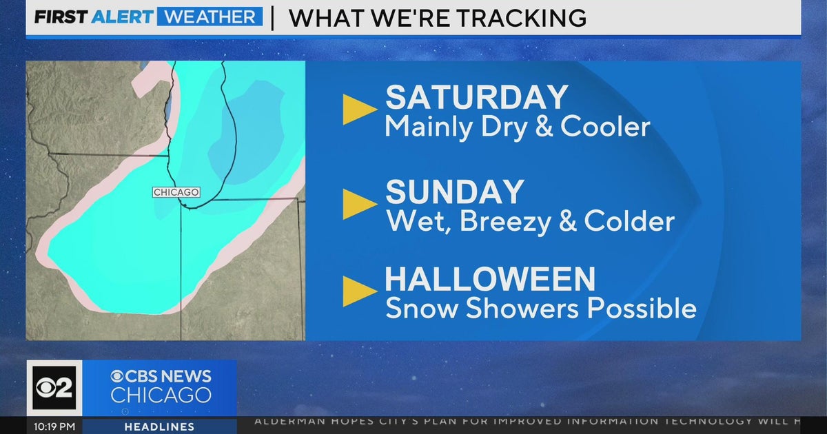 Chicago First Alert Weather: Snow showers - CBS Chicago