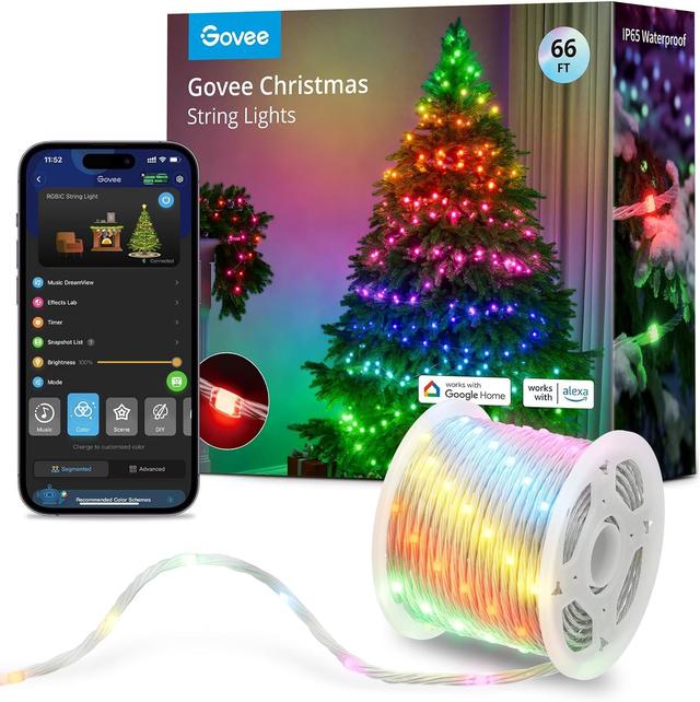 DIY Smart Christmas Tree Lights APP Remote Control String Lights