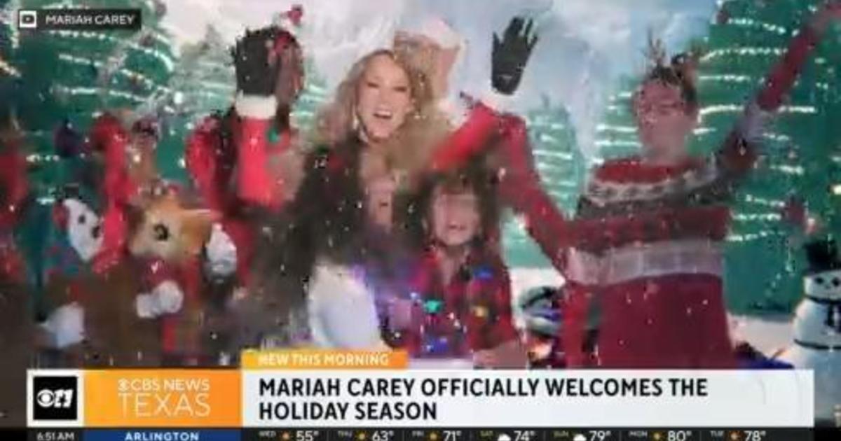 Mariah Carey Officially Welcomes The Holiday Season Cbs Texas 