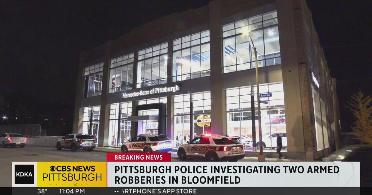 Pittsburgh Police investigating two armed robberies in Bloomfield CBS