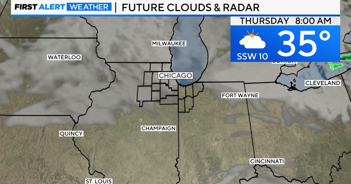 Chicago First Alert Weather: Warm Up Towards Weekend - CBS Chicago