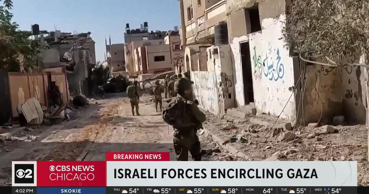 Israeli Forces Encircle Gaza As Civilian Casualties Mount Cbs Chicago
