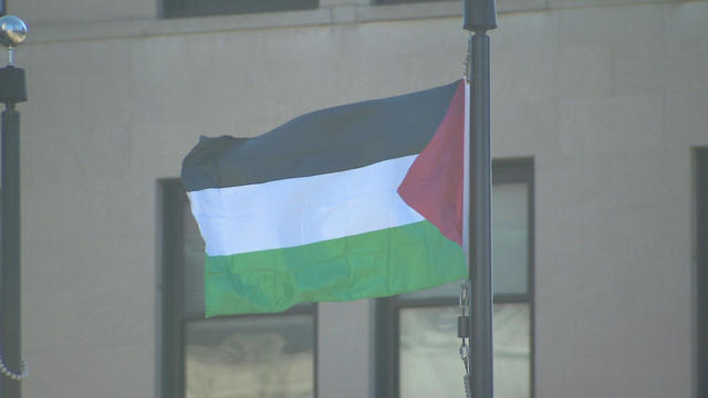 Palestinian flag Worcester 