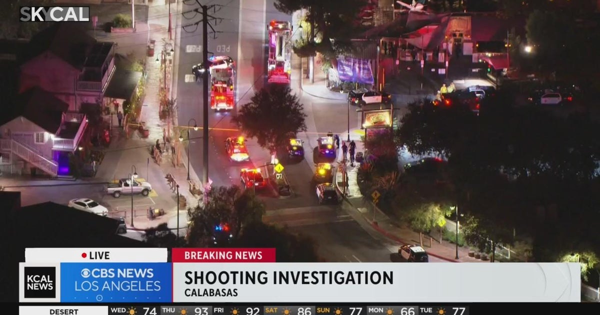 Shooting investigation underway in Calabasas CBS Los Angeles