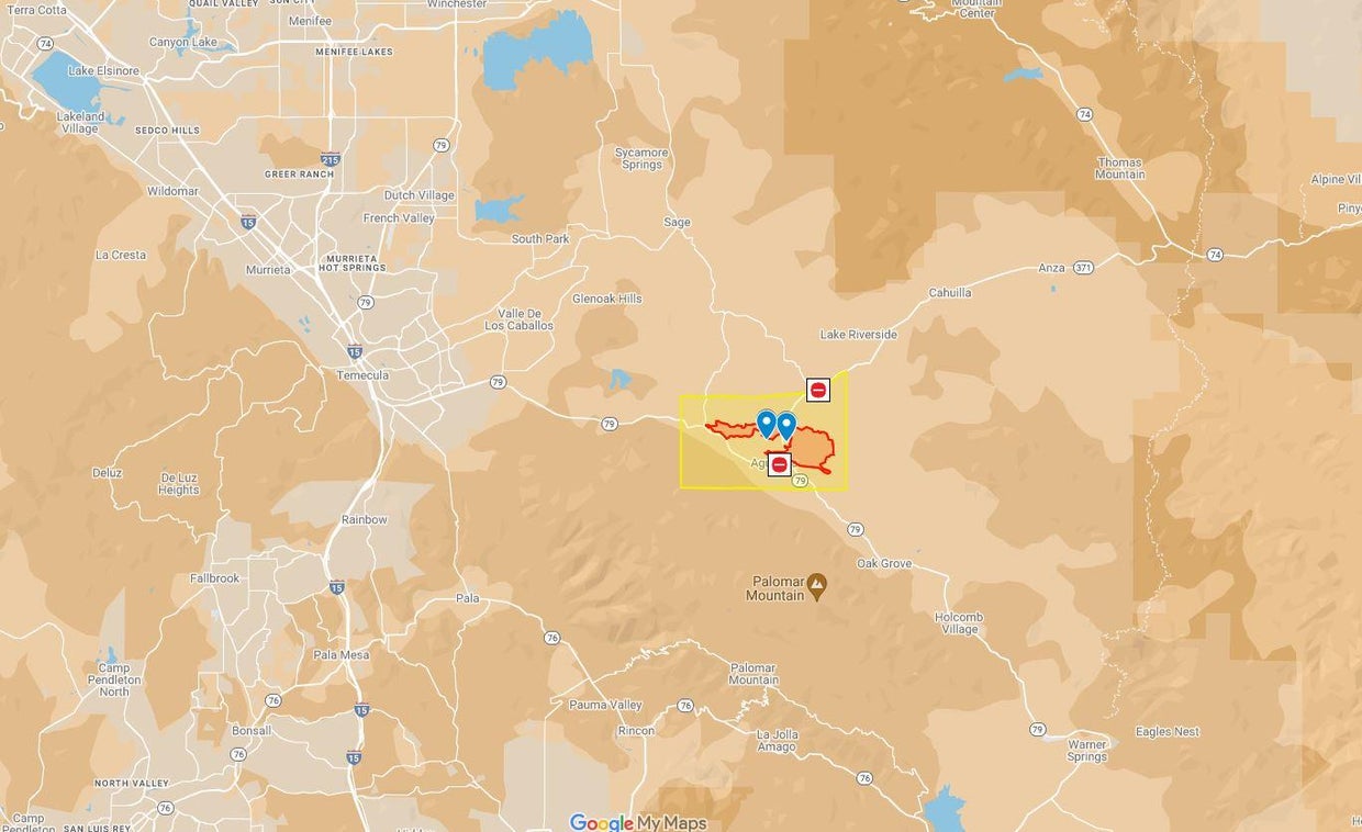 2,487-acre Highland Fire is 90 percent contained - CBS Los Angeles