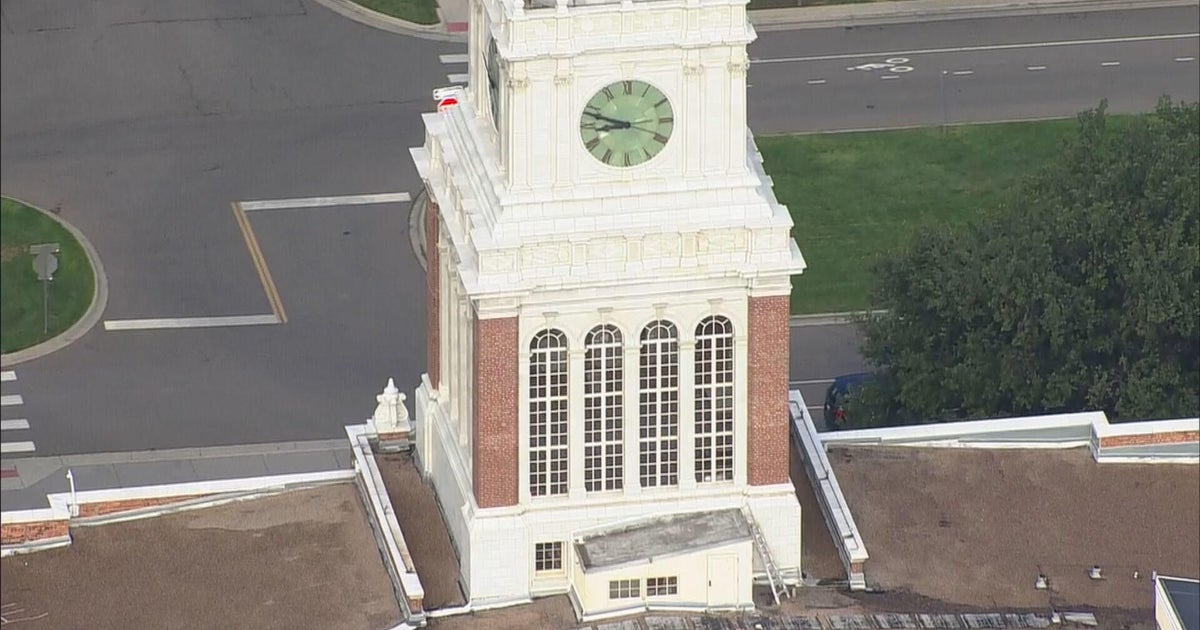 Denver's East High School clock gets adjustment for time change CBS
