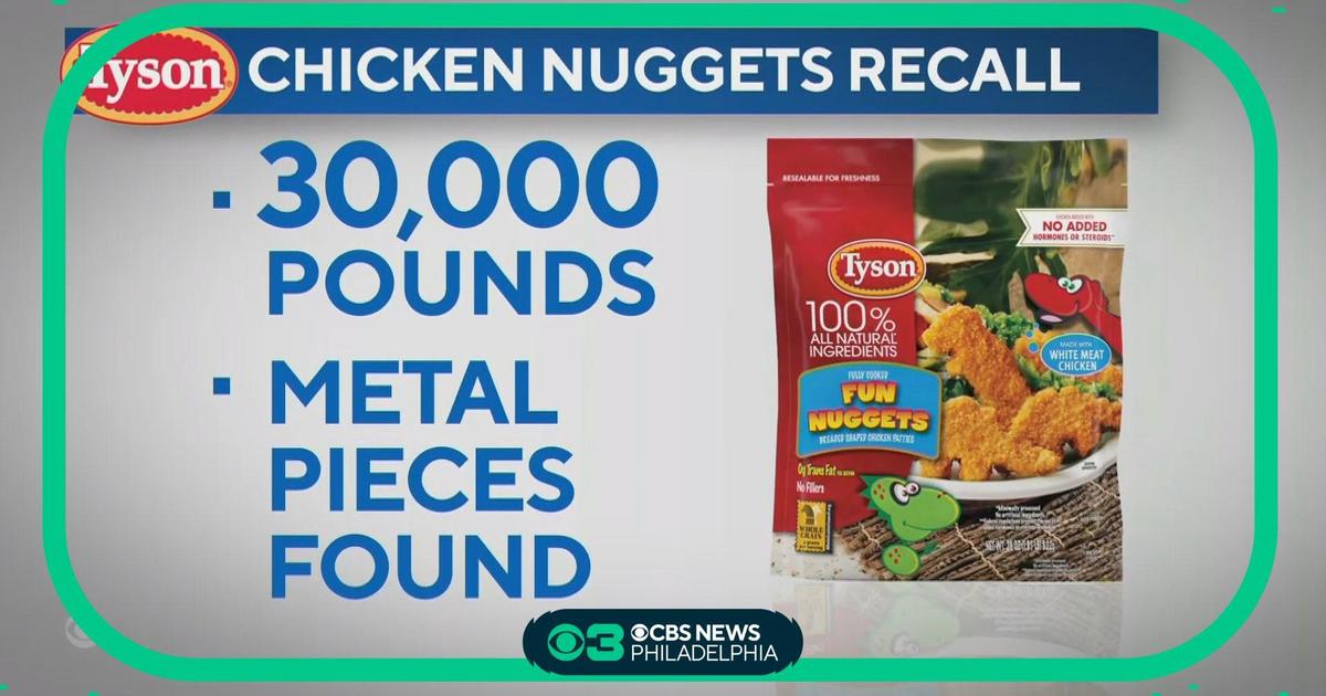 Tyson recalls nearly 30,000 pounds of dinosaur chicken nuggets CBS