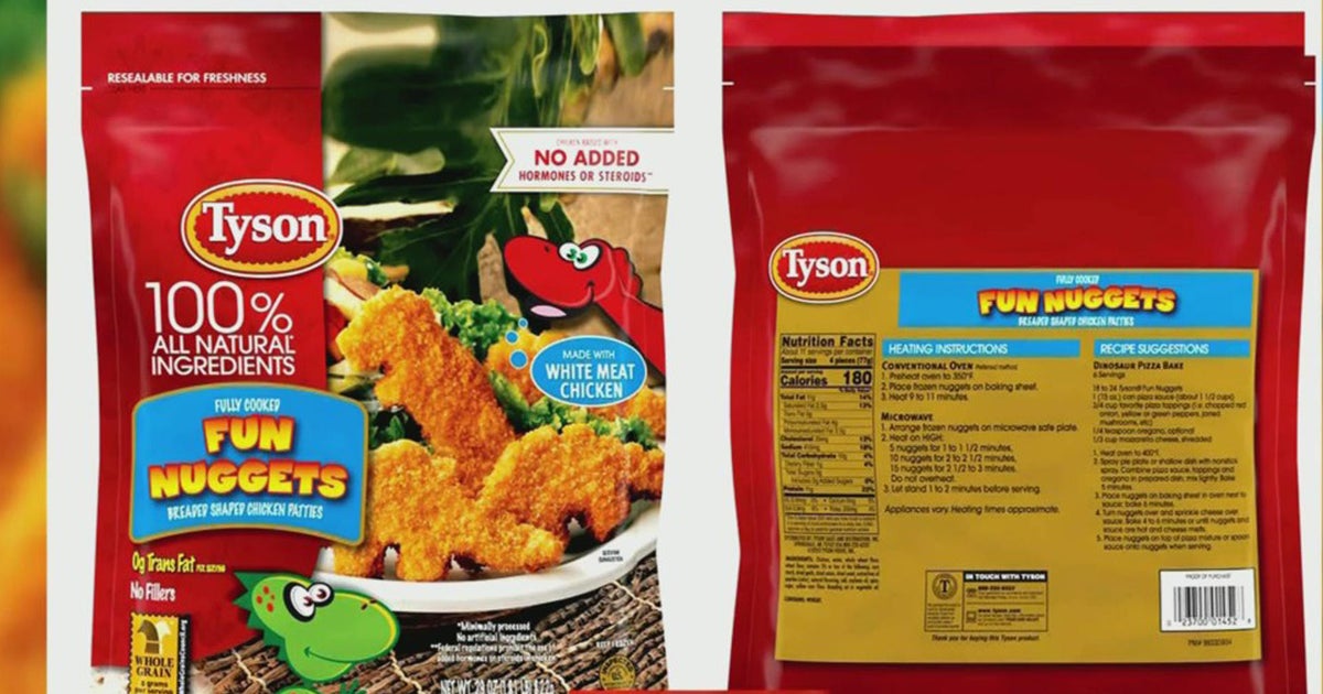 Tyson recollects 30,000 lbs . of chicken nuggets immediately after individuals report discovering steel pieces Tyson recollects 30,000 lbs . of chicken nuggets immediately after individuals report discovering steel pieces