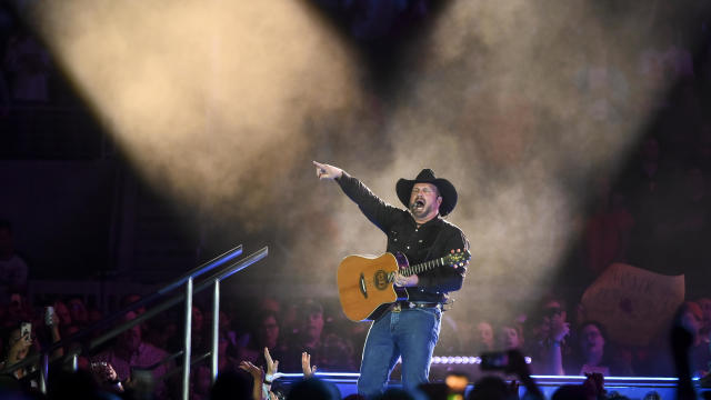 Country music star Garth Brooks performs at U. S. Bank Stadium in Minneapolis. 