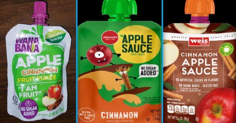 Two more companies recall cinnamon applesauce pouches due to potential lead contamination