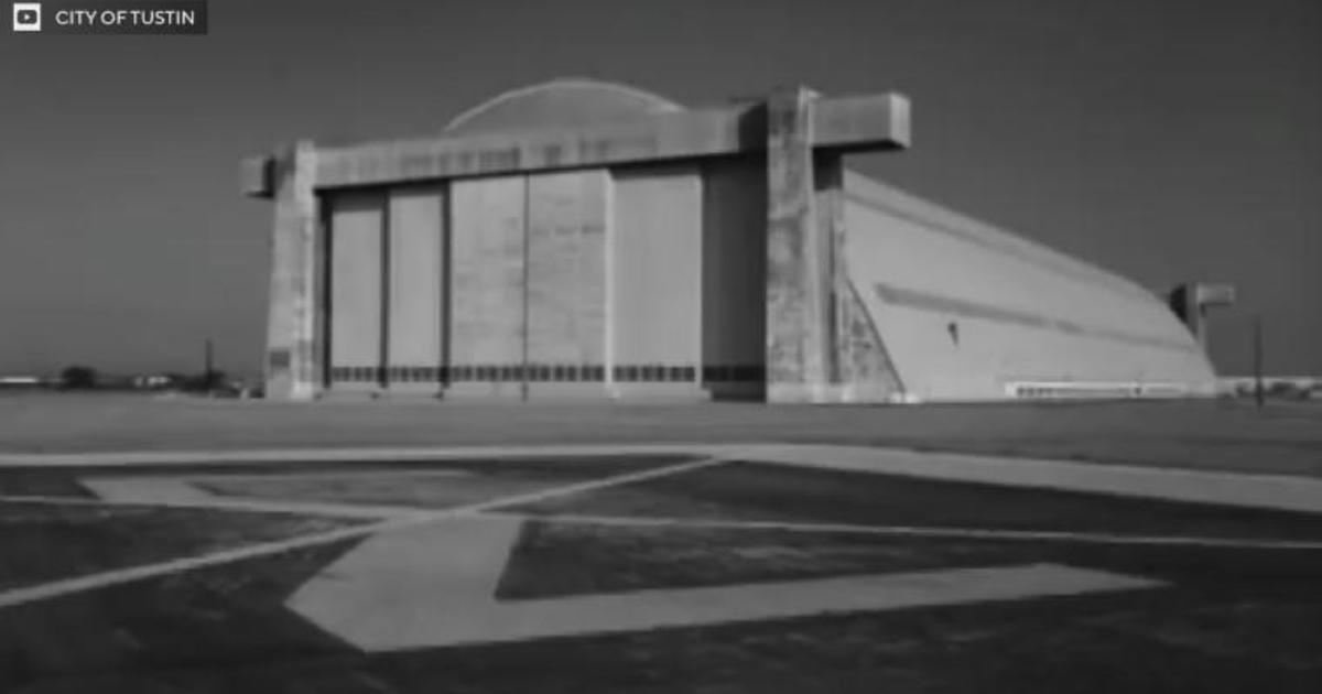 What is the story behind the giant blimp hangars in Tustin? - CBS Los ...