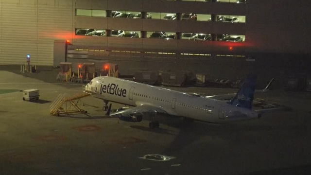 Jet Blue flight delayed by tarmac collision 