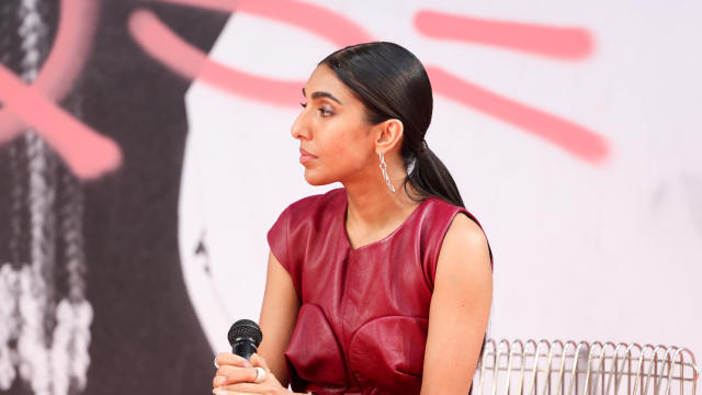 Rupi Kaur attends the Kerastase Paris, Power Talks event 