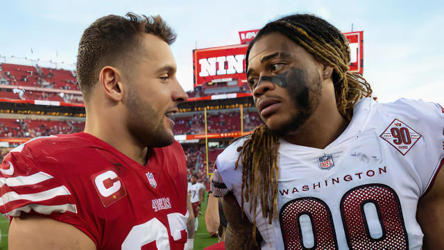 Nick Bosa with Chase Young 