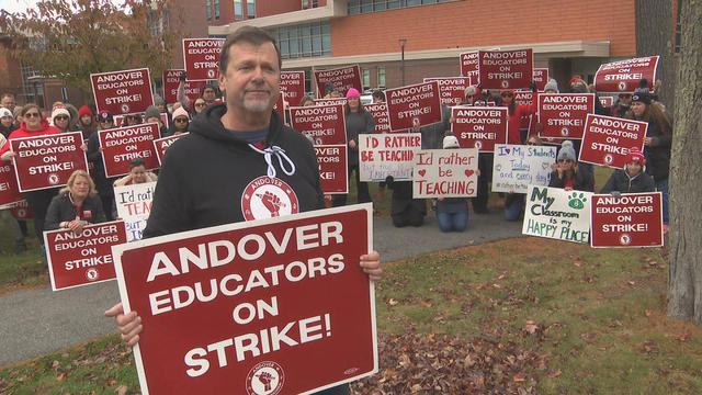 Frank McCall Andover teacher strike 