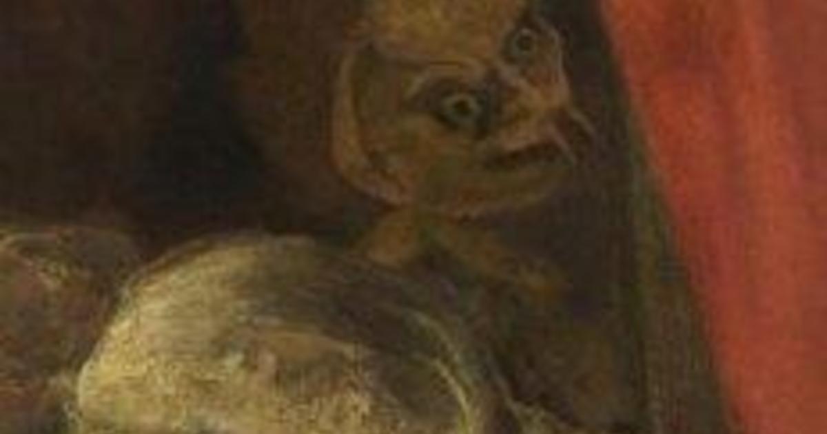 Hidden demon face lurking in 1789 painting uncovered by restorers