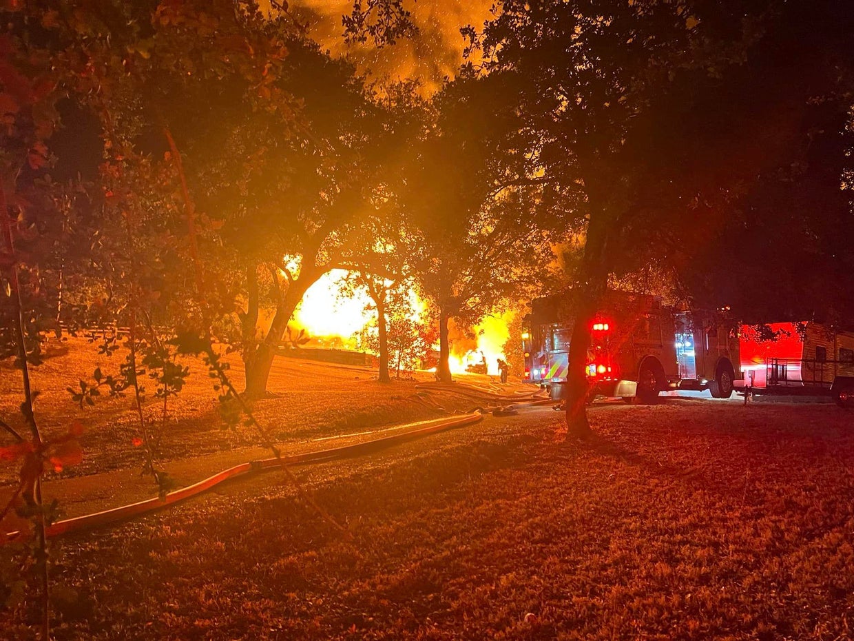 Rancho Calaveras family home destroyed in fire - CBS Sacramento