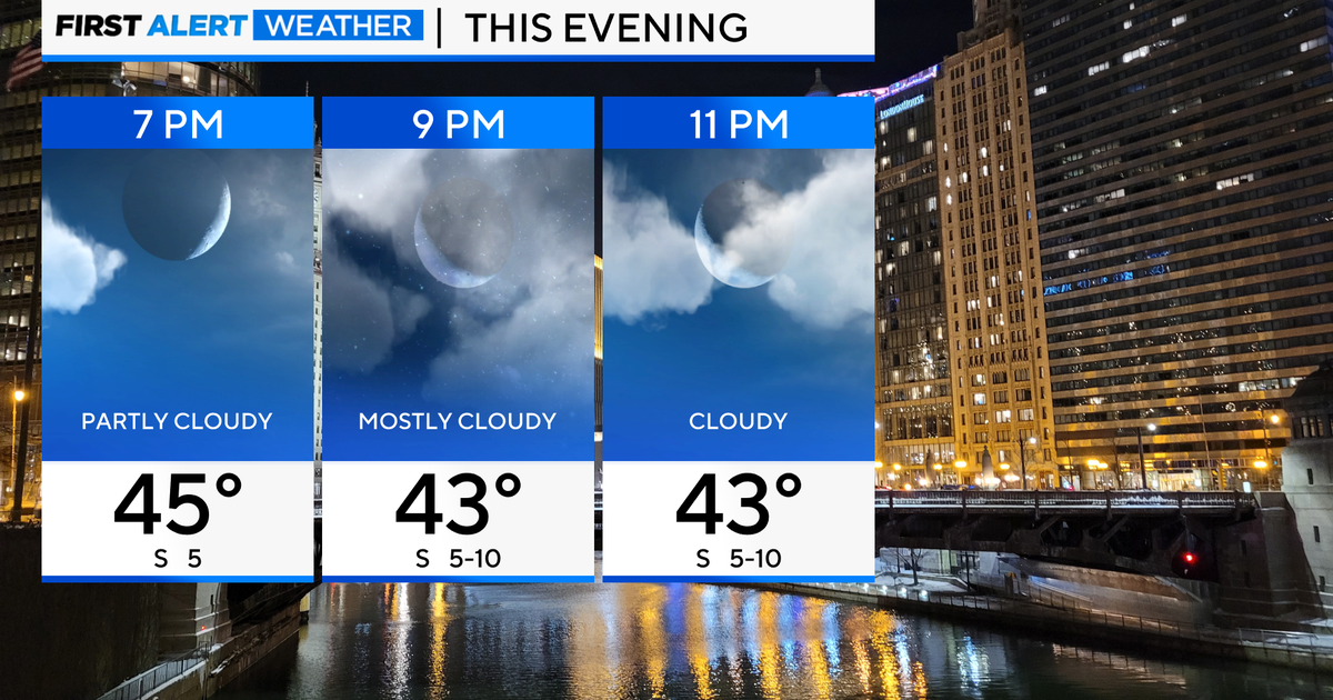 Chicago First Alert Weather: A cloudy night ahead - CBS Chicago