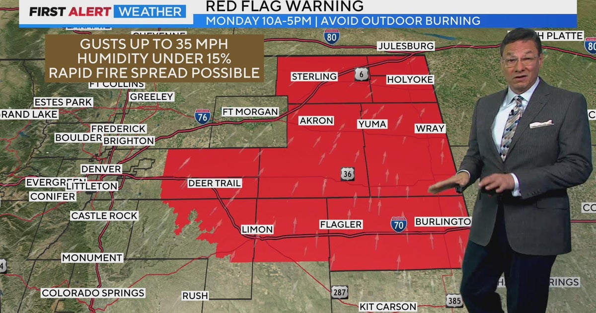 Warm again for Monday with high fire danger for Northeastern areas of ...