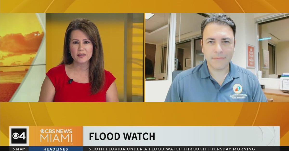 Fort Lauderdale City Manager Greg Chavarria mentioned they preparing for flooding