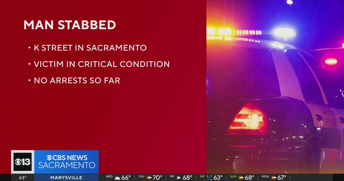 Man stabbed on K Street in downtown Sacramento - CBS Sacramento