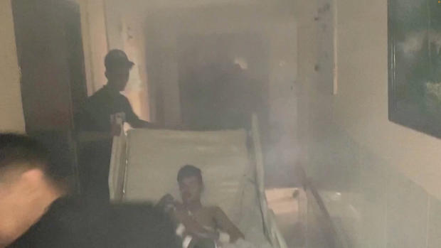 A view of damages inside Al Shifa hospital following Israeli raid, amid the ongoing conflict between Israel and the Palestinian group Hamas, in Gaza City 