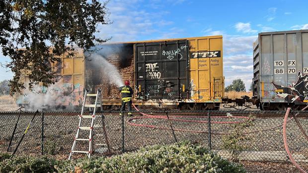 woodland railcar fire 