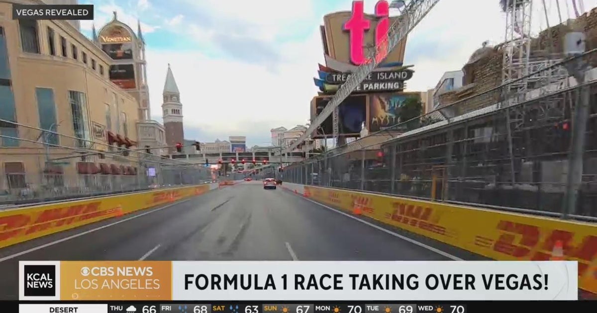Vegas Revealed: Formula 1 takes over streets of The Strip, immersive art experience and more - CBS Los Angeles