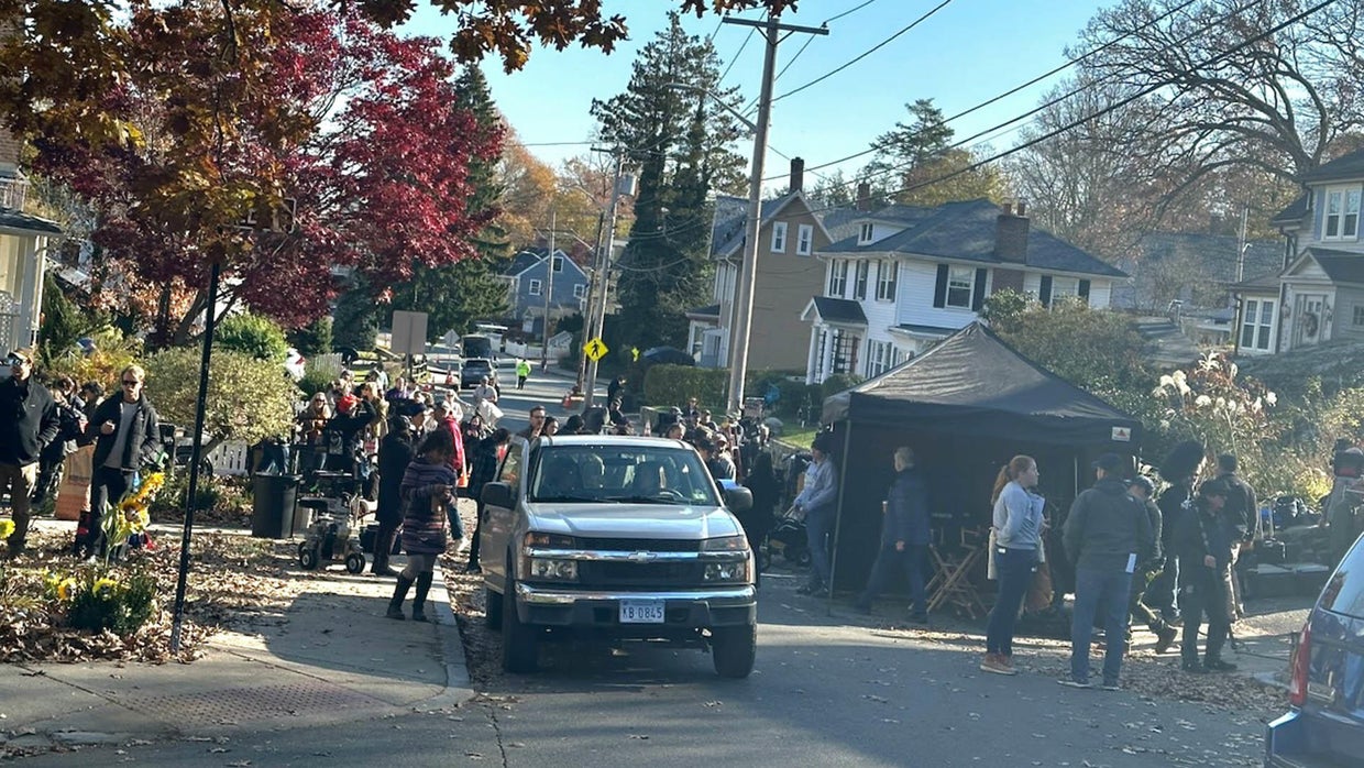 Jenna Ortega spotted filming "Beetlejuice 2" on Melrose movie set CBS