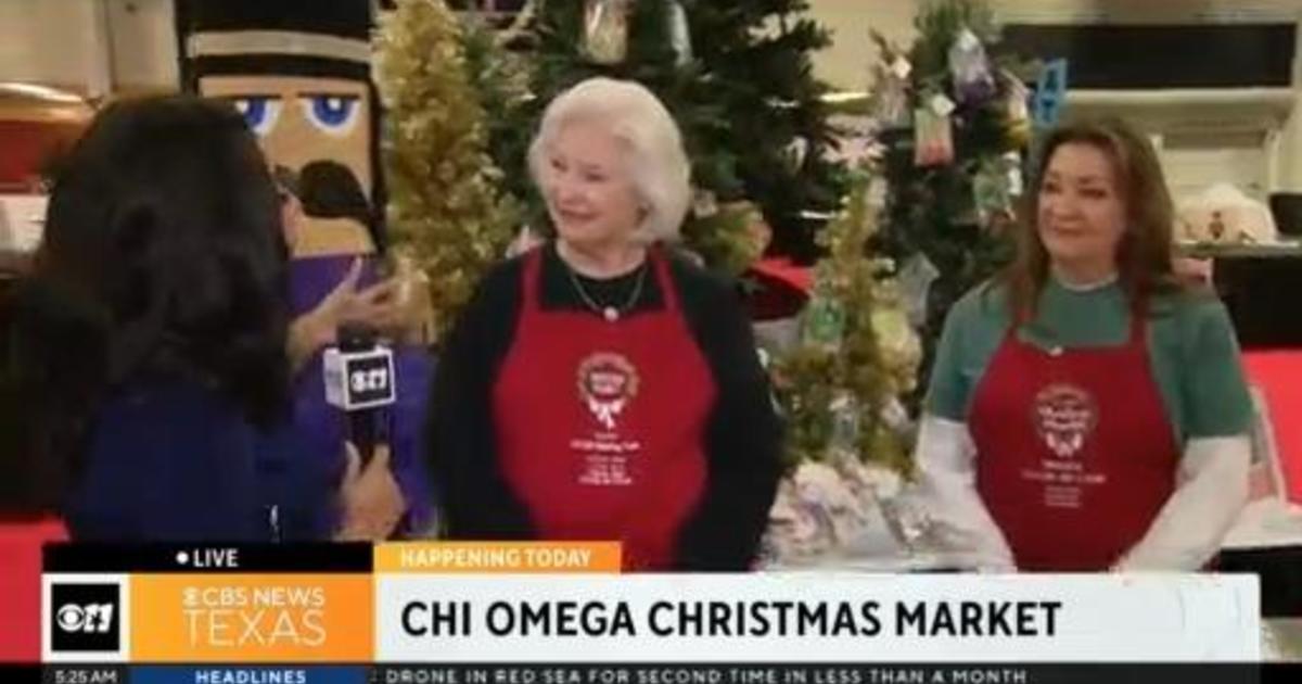 Chi Omega Christmas Market bringing in the holidays CBS Texas