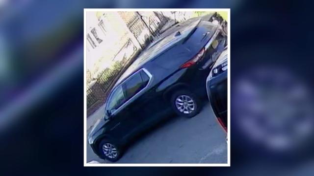A black SUV wanted in an alleged attempted abduction 