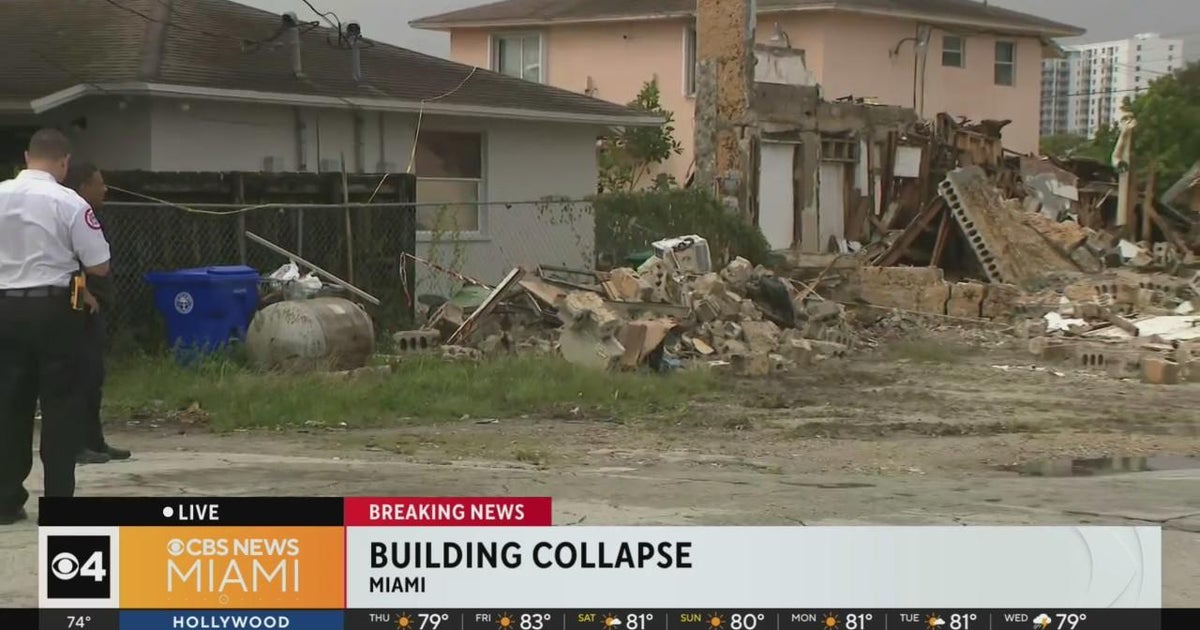 Vacant building in Miami collapsed early Thursday Vacant building in Miami collapsed early Thursday