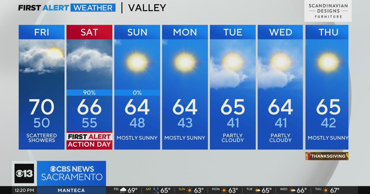 Friday afternoon weather forecast - Nov. 17, 2023
