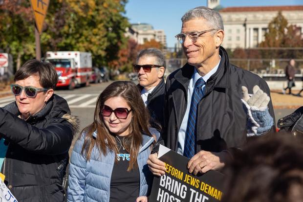 Rabbi Jacobs at the March for Israel in Washington, D.C. 