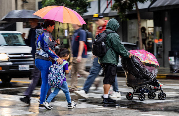 Rain in Los Angeles, CA 