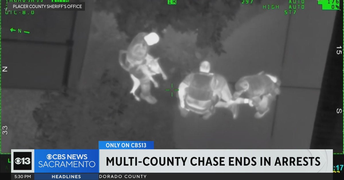 Only on 13 Pursuit, arrest of Placer County burglary suspects caught