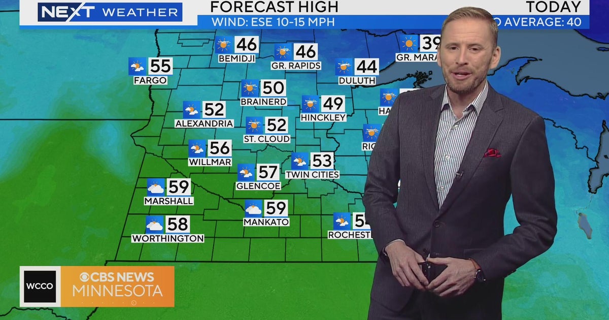 NEXT Weather: One more warm, dry day before changes begin - CBS Minnesota