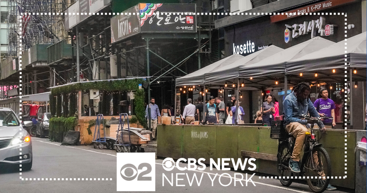 Public hearing on proposal to make outdoor dining permanent - CBS New York