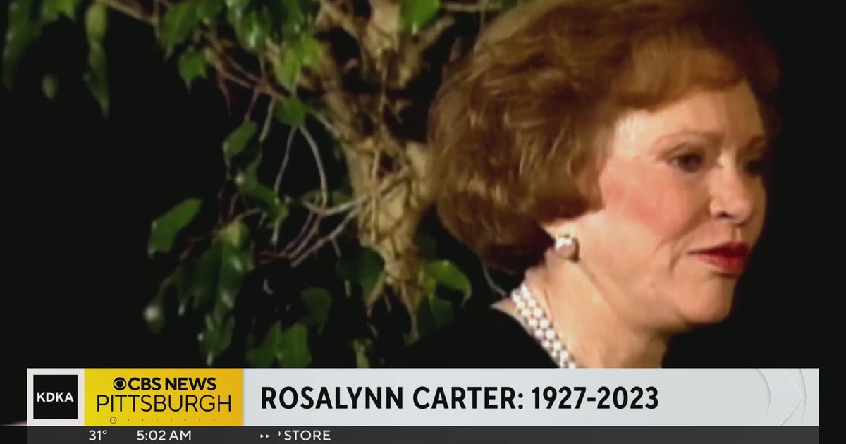 Remembering First Lady Rosalynn Carter - CBS Pittsburgh