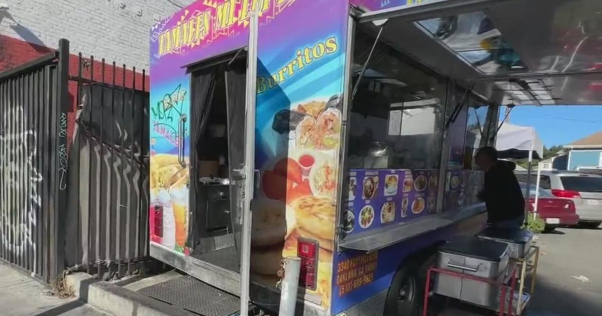 A food truck worker has been shot in Oakland after looters targeted the business