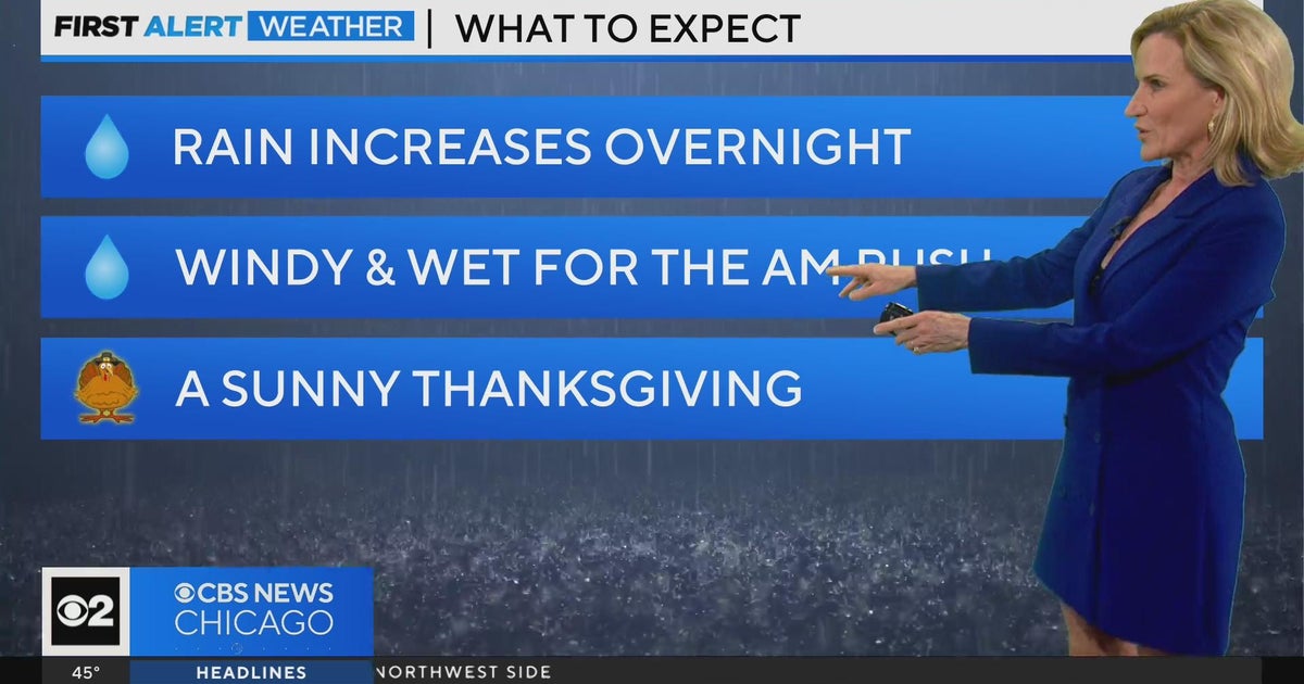Chicago First Alert Weather: Rain increases overnight - CBS Chicago