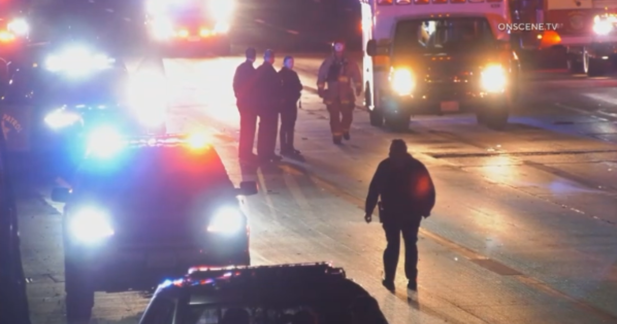 2 LAPD Officers Injured After Suspected DUI Crash On 57 Freeway In ...