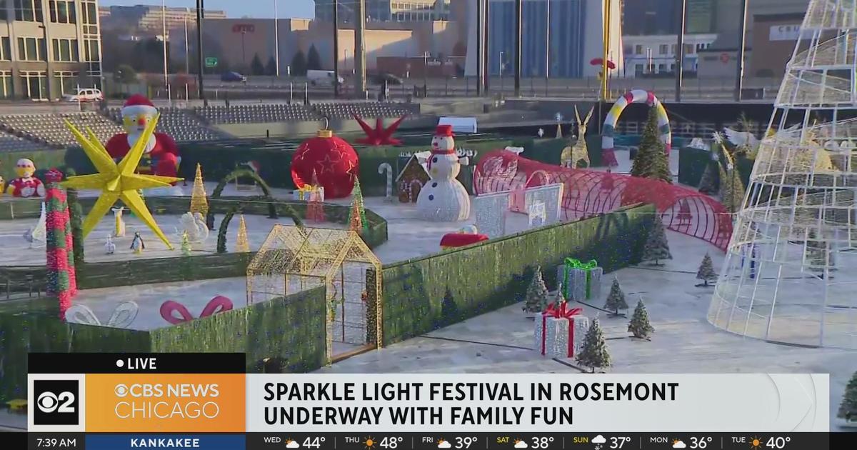 Check out Rosemont's Sparkle Light Festival CBS Chicago