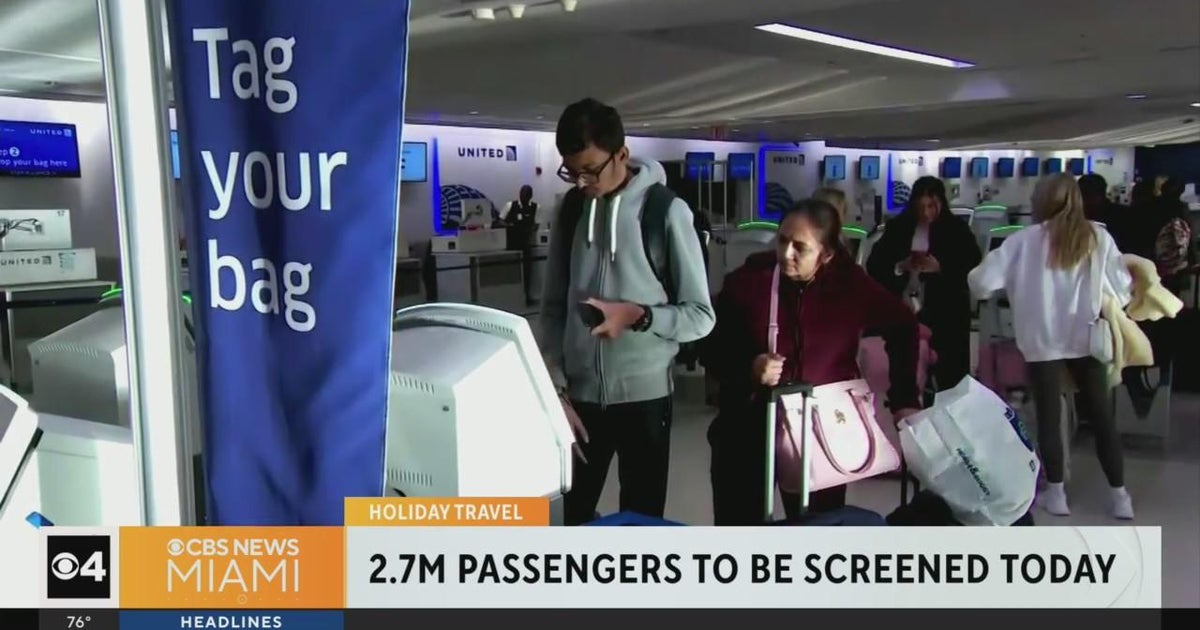 Wednesday will be the busiest Thanksgiving vacation working day of the week