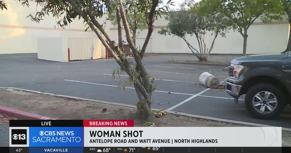 Woman shot behind shopping center in North Highlands